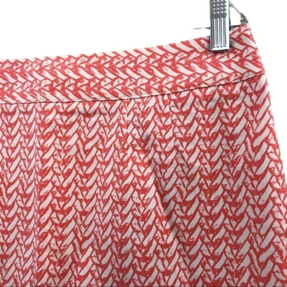 Cynthia Rowley Size 4 Pencil Skirt Abstract Geometric Career Knee Length - Picture 7 of 7